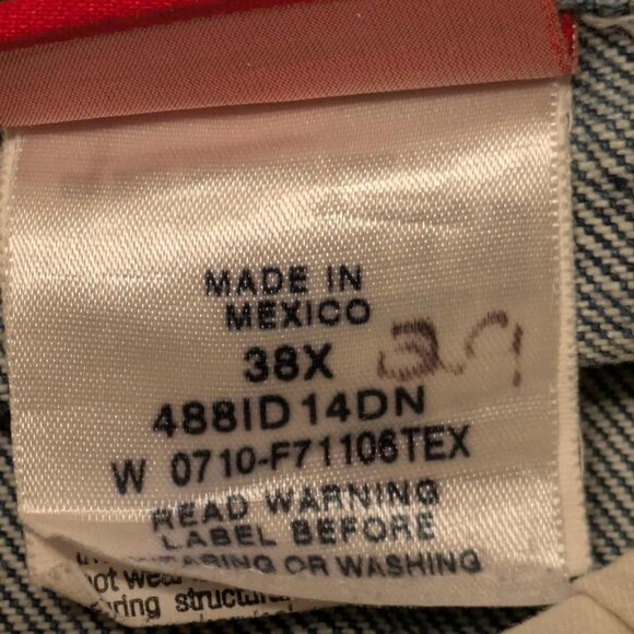 Dickies Jeans Men's Size 36" x 26" Fire Resistant Medium Wash Pullon Denim - Picture 6 of 16